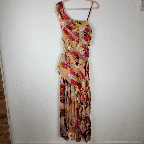 NWT Cult Gaia Whitney Silk Gown Large - Picture 6 of 12